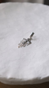 Man Cross w. Chains Mono–Earring