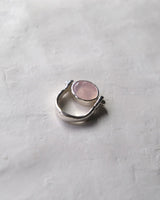 Eye flip ring Rose Quartz