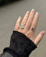 Tharel ring with Prehnite