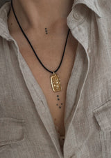 Golden Desert Snake Necklace