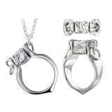 Amphora Necklace (Ring+Chain)