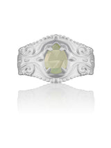 Tharel ring with Prehnite