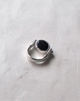 Eye flip ring Black Onyx