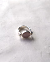 Eye flip ring Rose Quartz