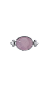 Eye flip ring Rose Quartz