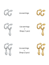 Lia Earrings with drops