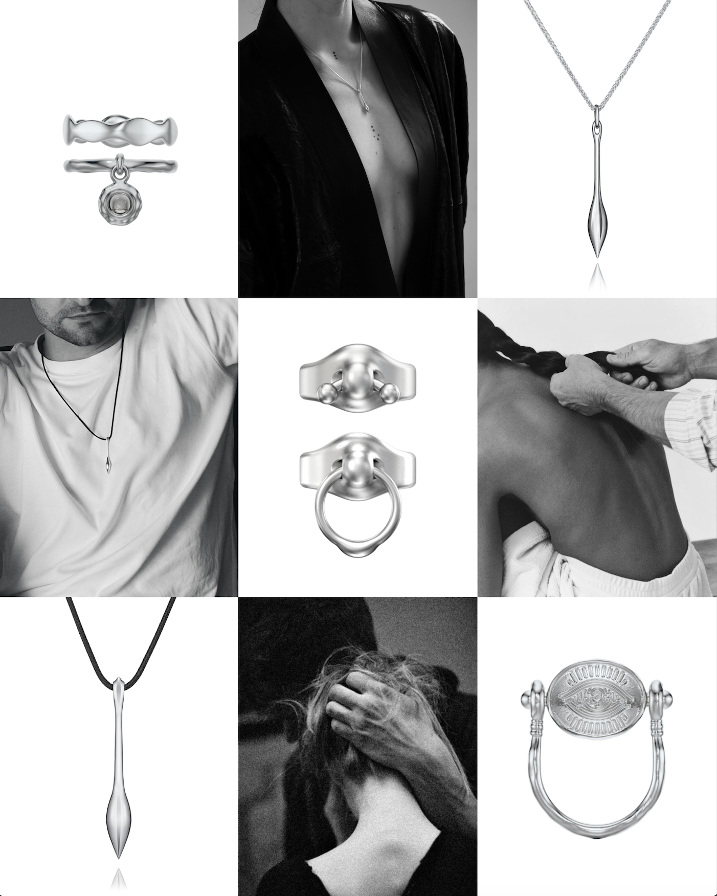 Pendulum Men Necklace Black Rope PREORDER