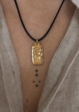 Golden Desert Snake Necklace