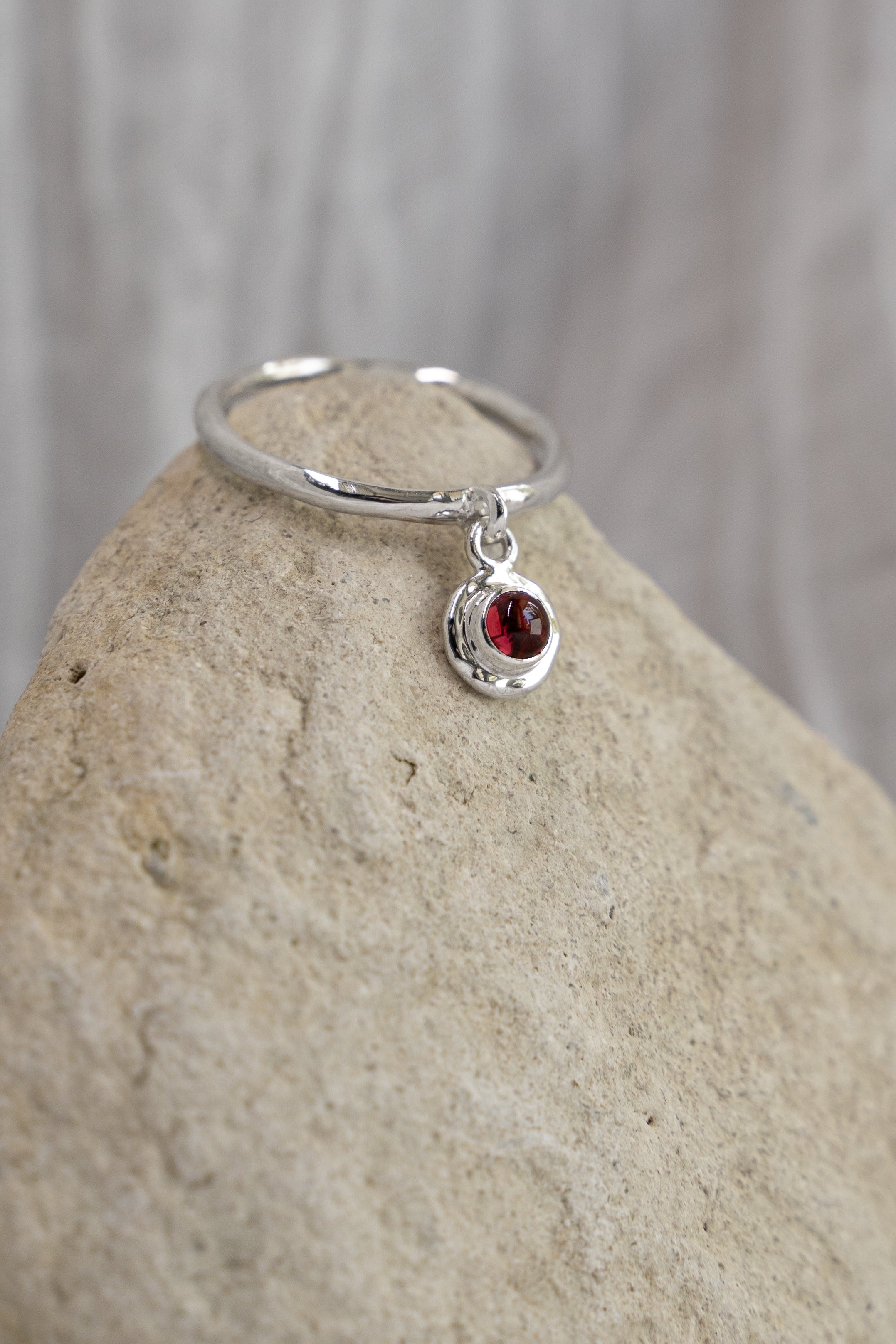 Freya Garnet Ring