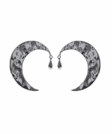 Moon w. Tear Earrings